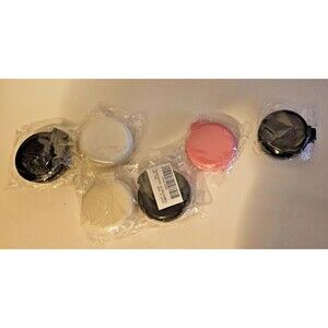 Round Folding Detangle Hair Beard Brush Hair Handy Pocket Mirror Travel Size NEW